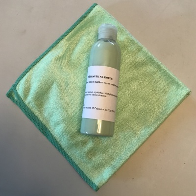 Čistící přípravek na koule - 200 ml + utěrka z mikrovláken Čistící přípravek na koule - 200 ml + utěrka z mikrovláken