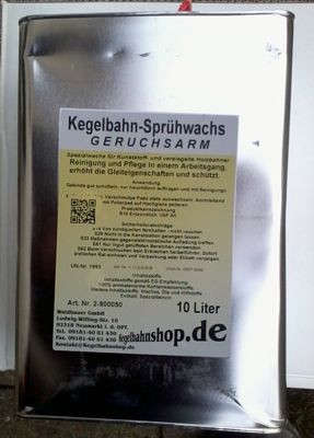 Vosk pro kuželkárské dráhy 5 l